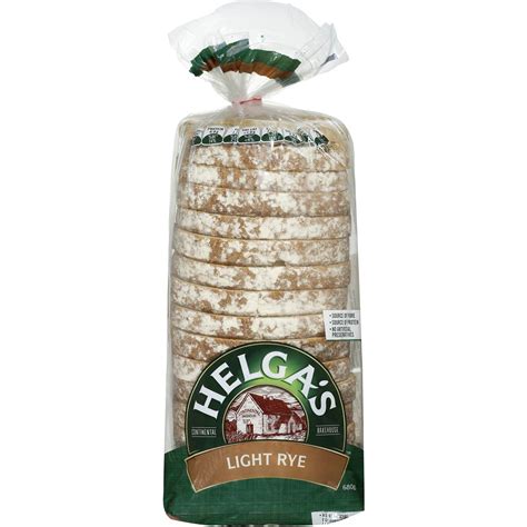 Helgas Bread Light Rye 680g Woolworths