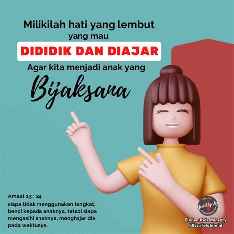 Aku Mau Menerima Didikan Elohim Ministry