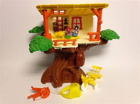 Weebles Tree House Complete Hasbro Vintage Toy Wobbles Weeble