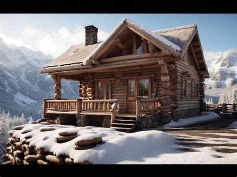 Images de Chalet Bois Montagne Téléchargement gratuit sur Freepik