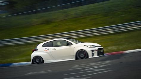 Toyota GR Yaris Nurburgring Lap Big 100mph Moment YouTube