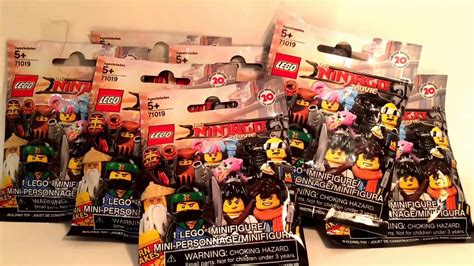 Opening Lego Ninjago Movie Collectible Minifigure Blind Bags Youtube