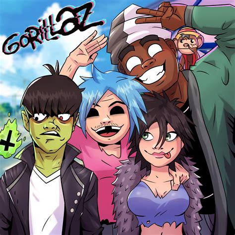 I Make A Gorillaz Fanart P R Gorillaz