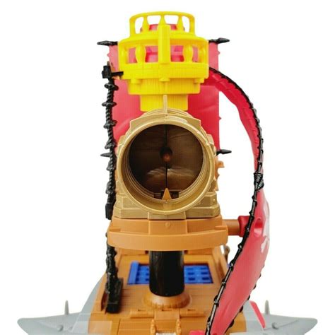 Fisher Price Imaginext Shark Bite Pirate Ship Playset Mattel 2015