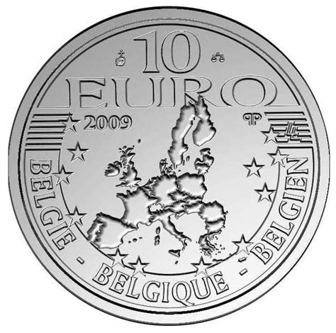 Euromunten Belgie Euro Proof Erasmus Hansmunt