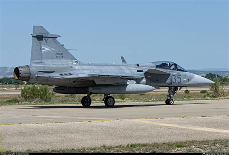 Hungarian Air Force Saab Jas C Gripen Photo By Ramon Jordi Id