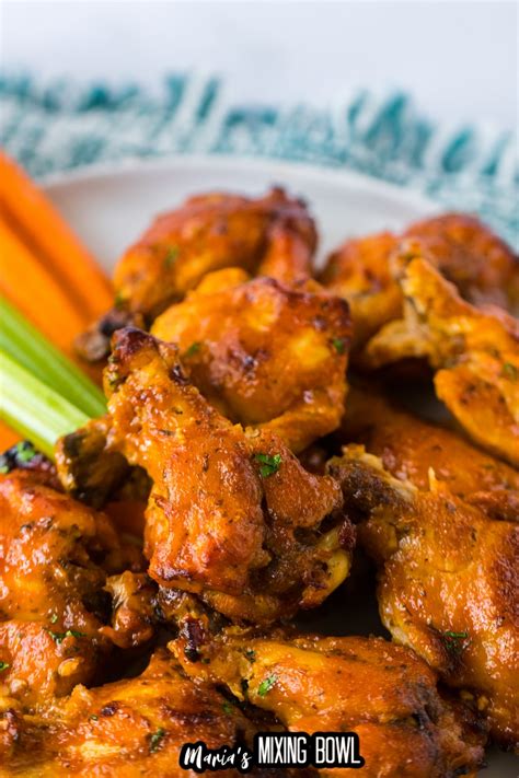 Slow Cooker Buffalo Ranch Wings - Maria's Mixing Bowl