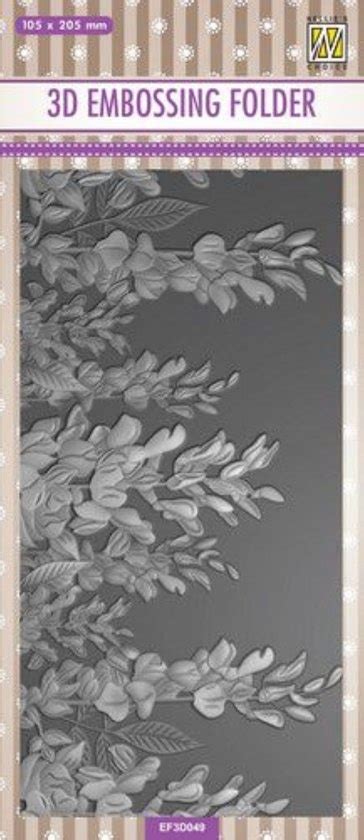 3D Embossing Folder Lupins EF3D049 Craftlines B V