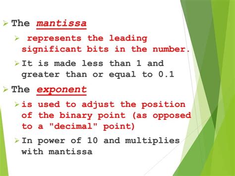 Cbnst Ppt Floating Point Arithmetic Normalization Ppt