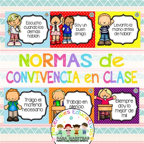 Normas Convivencia Clase Normas De Convivencia Convivencia En La