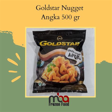 Jual Goldstar Nugget Angka 500 Gr FROZEN FOOD Shopee Indonesia