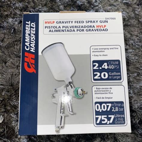 New Campbell Hausfeld Hvlp Gravity Feed Spray Guns