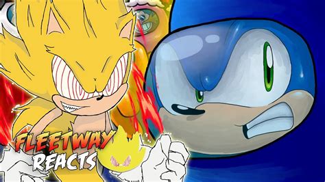 Fleetway Sonic Reacts To Sonic Meets Among Us Youtube