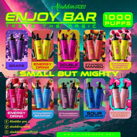 Aladdin Pro Enjoy Bar Disposable Vape Pod Puffs Vape Vandal