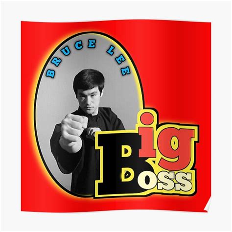 "bruce lee,big boss" Poster for Sale by vbhore99 | Redbubble