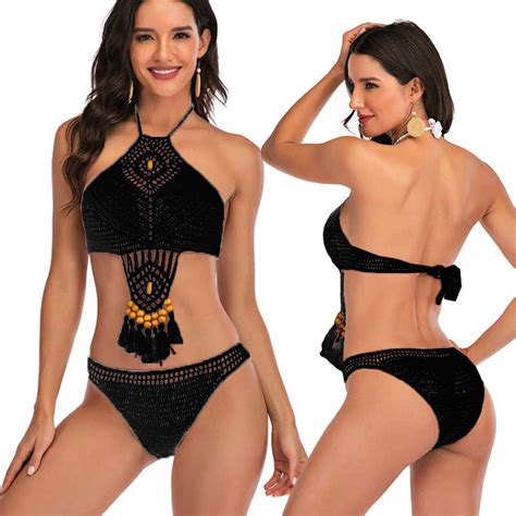 SZYDEŁKOWE BIKINI STRÓJ KĄPIELOWY BOHO SEXY S30B Bibelocik Bibelocik