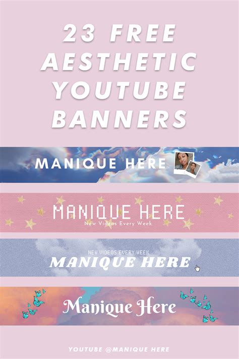 Template Aesthetic Youtube Banner