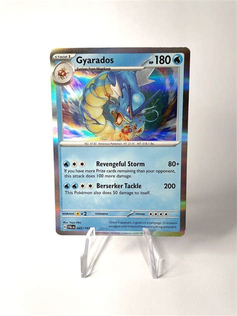 Pokémon Tcg Gyarados 043 193 Holo Paldea Evolved Ebay