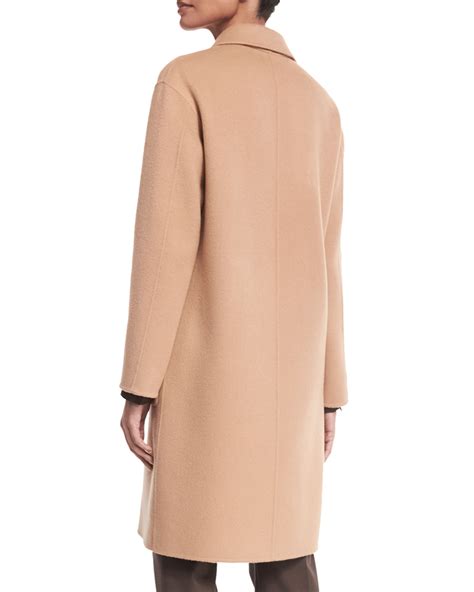 Theory Cerlita Double Face Wool Cashmere Coat Diantha Caresse