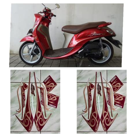 Jual Stiker Sticker Striping Lis Les Polet Body Motor Yamaha Fino