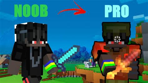 Noob A Pro Minecraft Skywars Upando Conta Membro Redesky Youtube