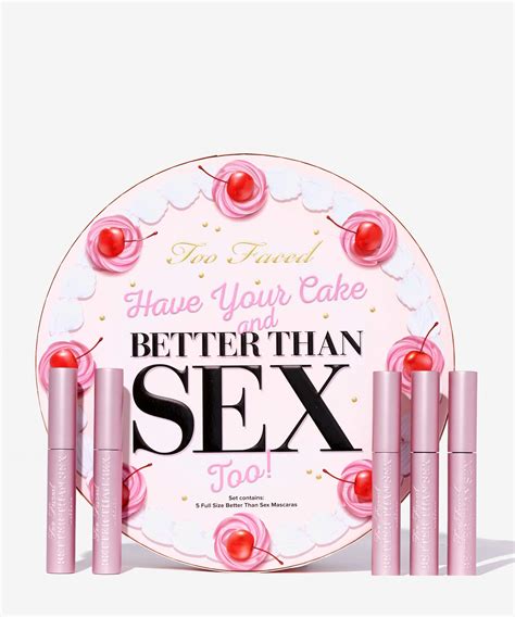 Too Faced Limited Edition Have Your Cake And Better Than Sex Too Mascara Collection Set At