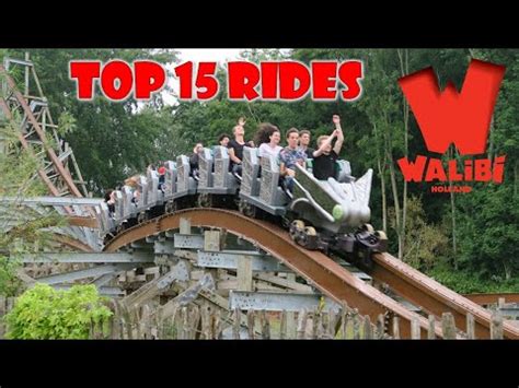 Top 15 Rides at Walibi Holland - YouTube