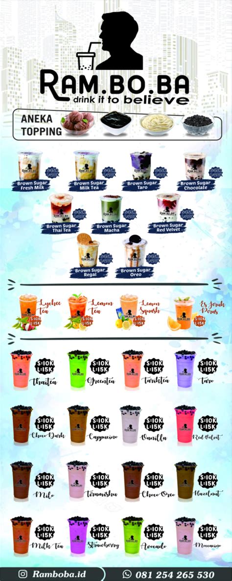 Detail Contoh Daftar Menu Thai Tea Koleksi Nomer 55