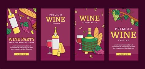 Free Vector Hand Drawn Wine Party Twitter Header