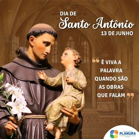 13 DE JUNHO DIA DE SANTO ANTÔNIO Prefeitura Municipal de Planura