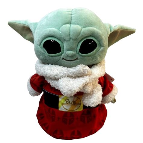 Mattel Toys New Star Wars The Mandalorian Baby Yoda Grogu Santa