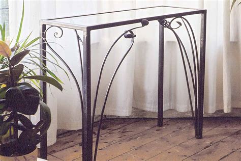 Wrought Iron Console Table