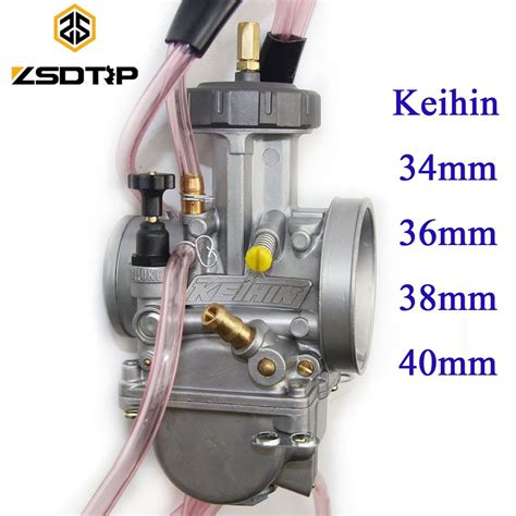 High Quality Zsdtrp 34 36 38 40 Mm Pwk Keihin Carburetor Carburador Universal 2t 4t Engine