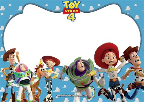 Toy Story Free Invitation Templates