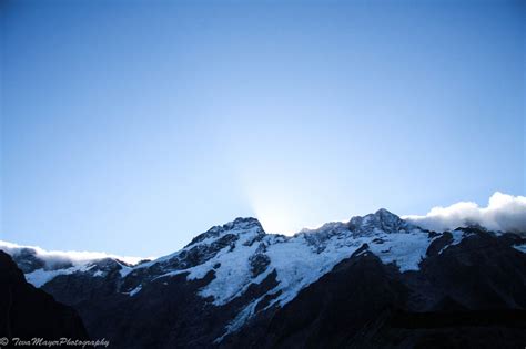 Mountain Ridges Mount Cook Aoraki National Park New Zealand Tumblr Pics