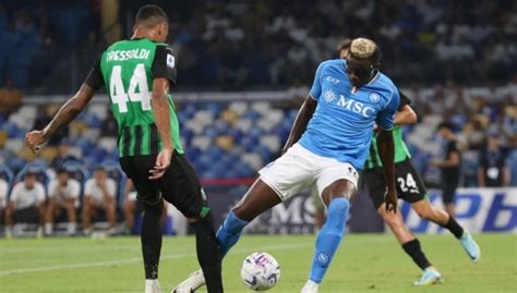 Serie A Napoli Sassuolo Osimhen Unstoppable Football Italia