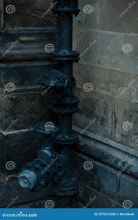 Old Water Pipe Outside The Building Stock Photo Image Of Water