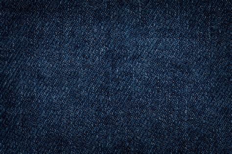 Premium Photo Dark Blue Denim Background Closeup Textured Fabric