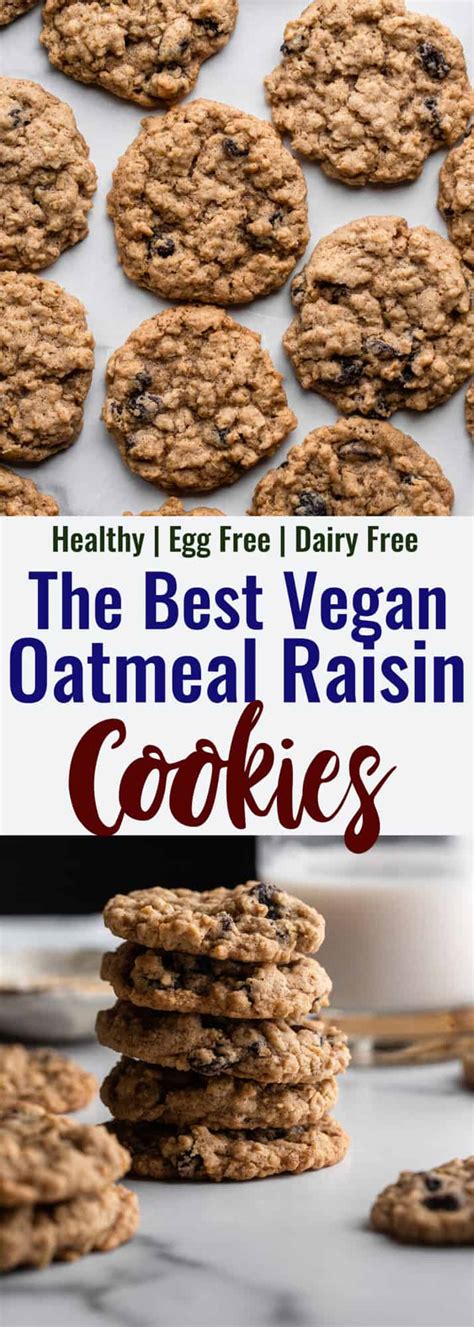 Vegan Oatmeal Raisin Cookies Food Faith Fitness