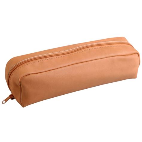 Clairefontaine Trousse Rectangulaire Cuir Naturel