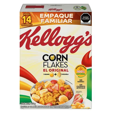 Cereal Corn Flakes Original 410 Empaque Familiar Kellogg S Soriana