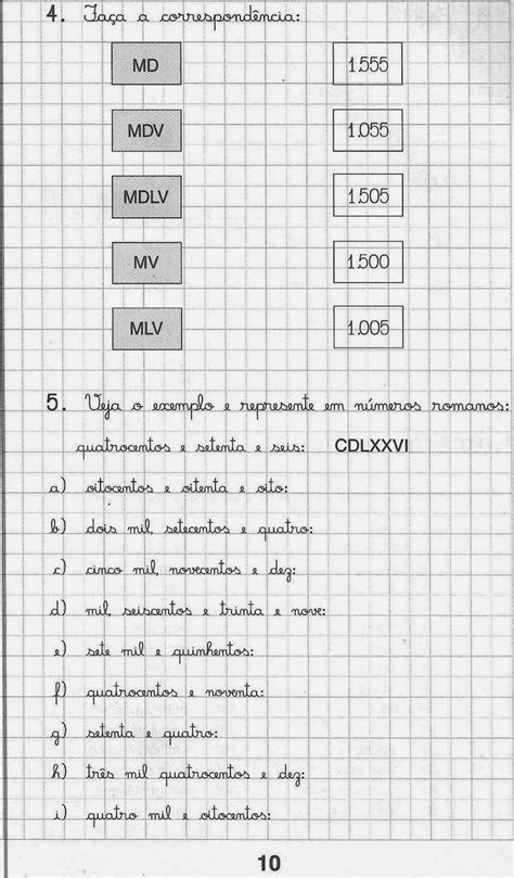 Pedagogia Cia Atividades de Matemática do 5º ano para imprimir