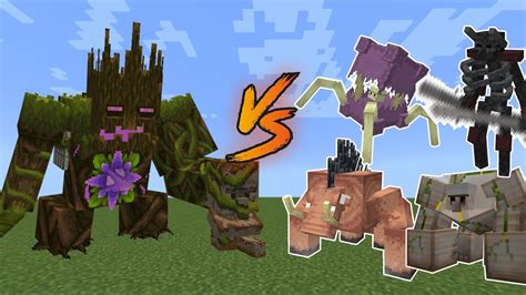 Jungle Abomination Vs Mutant Mobs Minecraft Youtube