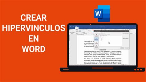 C Mo Insertar Un Hipervinculo En Word Youtube