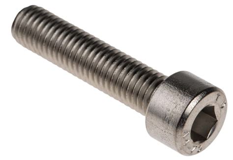 Rs Pro Rs Pro Plain Stainless Steel Hex Socket Cap Screw Din M