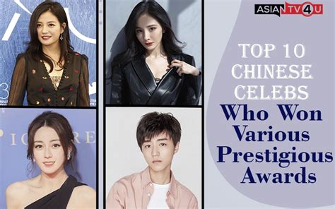 Top 10 Chinese Celebs Who Won Various Prestigious Awards - Asiantv4u