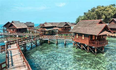 Pulau Ayer Resort Cottages Villa Mewah Diatas Air Laut Di Kepulauan