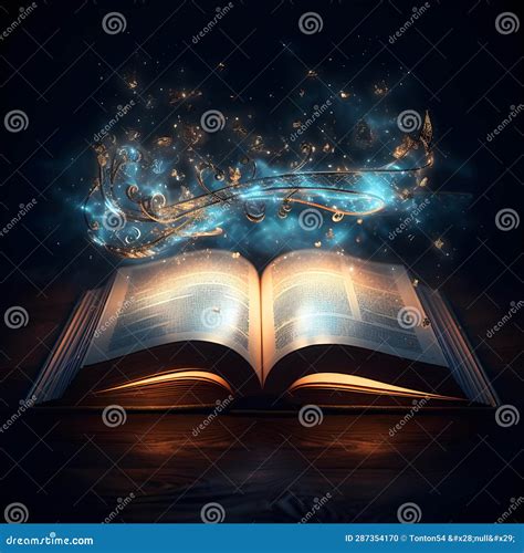 Enchanting 3D Magic: Open Book Glowing Amid Vivid Colorful Turbulence