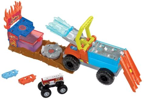 Set De Joaca Hot Wheels Monster Truck Arena Smashers Color Shifters Salvarea Cel Ro