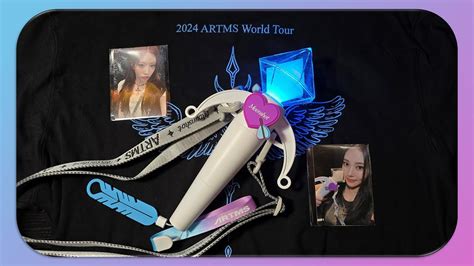 Artms Moonshot World Tour Md Unboxing Lightstick Accessories T Shirt